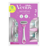 Rastrillo Gillette Venus Sensitive Plus 15 Piezas Desechable