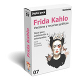 Pack De Vectores Frida Kahlo Para Sublimar  Y Estampar 