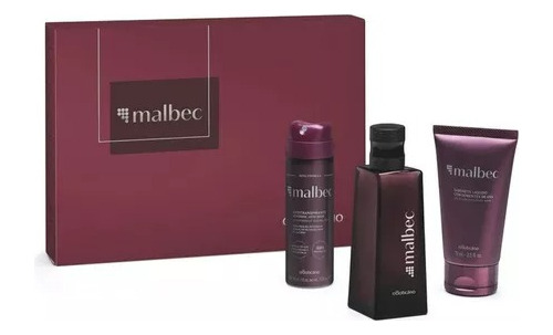 Kit Presente Malbec 3 Intes Oboticario