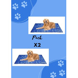 X2 Manta Refrescante Alfombra Mascotas Cama Perro 50x65 Cm