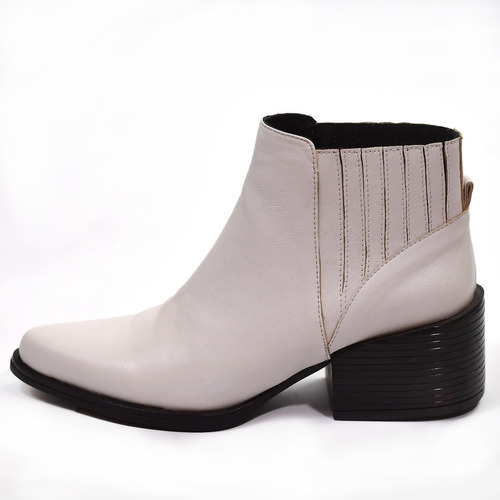 Botas Texanas Mujer Cuero Vacuno T2 Crudo Marina Giovannini 