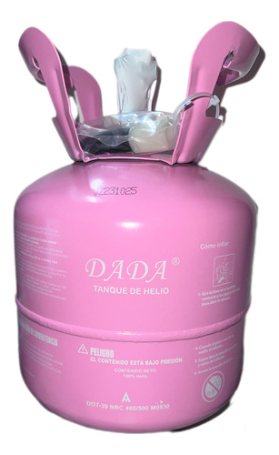 Dada® Cilindro Tanque Chico Gas Helio X 20 Globos 23cm 