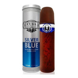 Perfume Cuba Masculino De 100ml - Silver Blue 