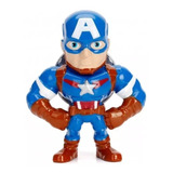Figura Capitan America De Metal Avenger Metalfigs 2.5inch
