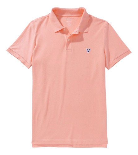 Playera Polo De Piqué Slim Fit Flex American Eagle Hombre