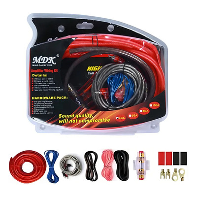 Cable Rca Lohotek 5m Rojo\u002Fnegro Male\u002Ffemale 4 Awg | MercadoLibre
