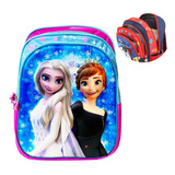 Morral Maleta Grande De Frozen En  3d