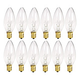 Holiday Joy - Crystal Clear Torpedo Tip Candelabra Replaceme