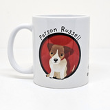 Taza Diseño Perro Parson Russell Impresión Alta Calidad