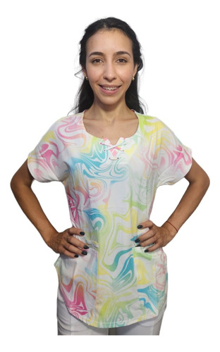 Top Clínico Estampado Colores Hearsoul Gesw