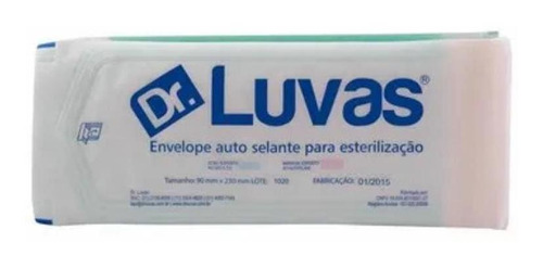 Kit 1000 Envelopes Esterilização Autoclave 9x23cm Dr. Luvas