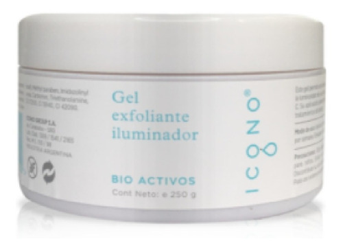 Gel Exfoliante Iluminador Con Vitamina C Icono 250g