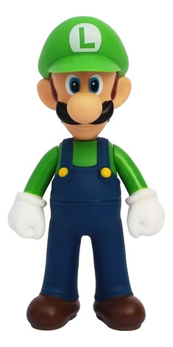 Super Mario Bros -  Figura De Luigi 12 Cm 