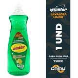 Lavaloza Limón Winkler Tapa Push Pull 750ml - 1 Unid