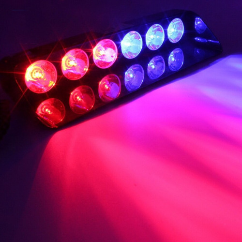 Giroflex Strobo Interno C/ Ventosas 6 Leds Vermelho Policia