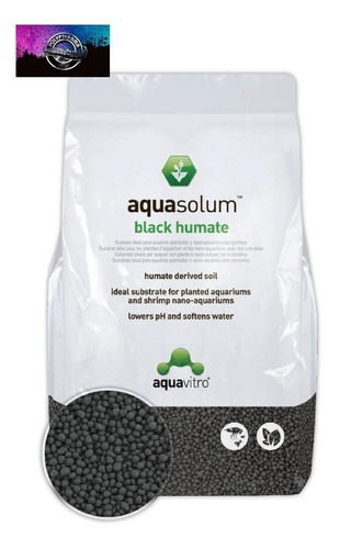 Sustrato Seachem Aquavitro Aquasolum Black Humate 4kg Polypt