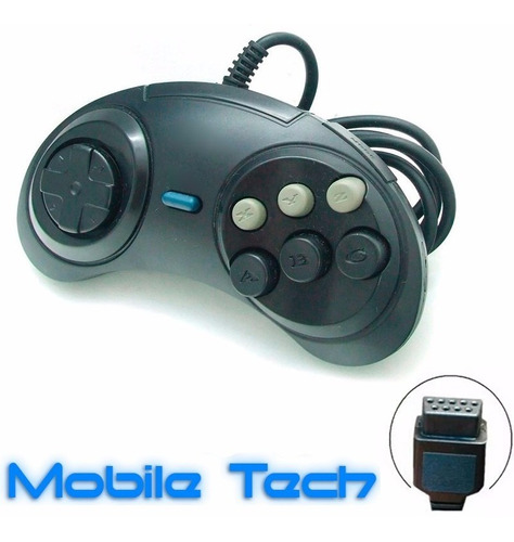 Controle Joystick Para Mega Drive Master System Sega Tec Toy