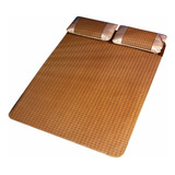 Juego De Sábanas Ajustables Home Textile Rattan Mat Grid Par