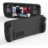 Iine Funda Protectora Para Steam Deck Case Silicona Negra