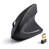 Mouse Vertical Inhalambrico Ergonómico Con 5 Botones