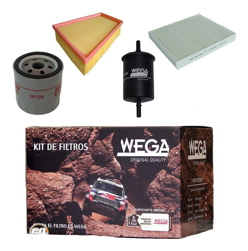 Kit Filtros + Limpia Inyector Vw Fox Suran Trend Voyage Wega