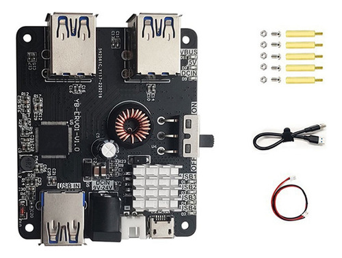 Placa De Expansión Usb3.0 Para Jetson Nano Ros Robot Car Ex