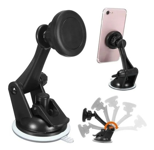 Soporte Para Telefono Base Porta Celular Auto Iman Incluido