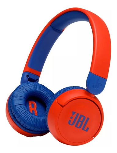 Fone De Ouvido Jbl Jr310 Bluetooth Vermelho E Azul