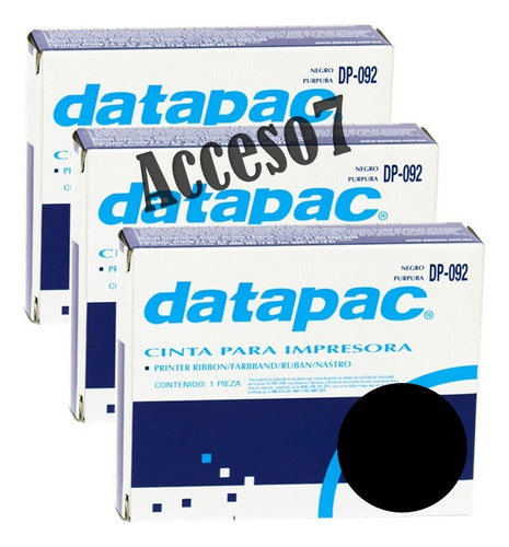 3 Cintas Dp-092 Compatible Con Epson Erc-27b Erc-27 Para Tm-290 Ii Tm-u295 M-290 Ncr-5100 Factura