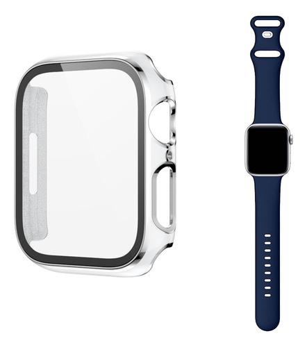 Carcasa + Vidrio Para Apple Watch Serie 8 7 6 Se 5 4 3 2 1