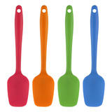 Espátulas De Silicona Kit Para Cocina Hornear 4 Multicolor