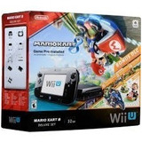 Wii U Mario Kart 8 Deluxe Set 32gb + Mando Y Videojuegos