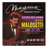 Cuerdas Bajo Electrico Magma Malosetti 5 Cuerdas 040-120