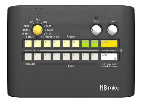 Korg Kr-mini Caja De Ritmos Batería Electronica Portatil