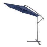 Sombrilla Parasol Jardin Grande Lateral Con Base 3mts 