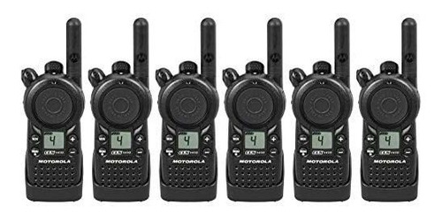 6 Radios Motorola Cls1410 Uhf Profesional 4 Canales -negro