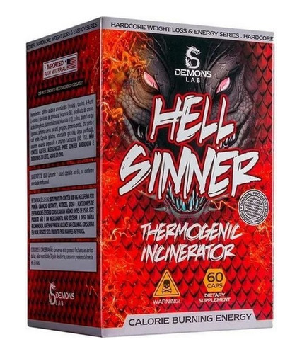 Termogênico Hell Sinner (60caps) - Demons Lab