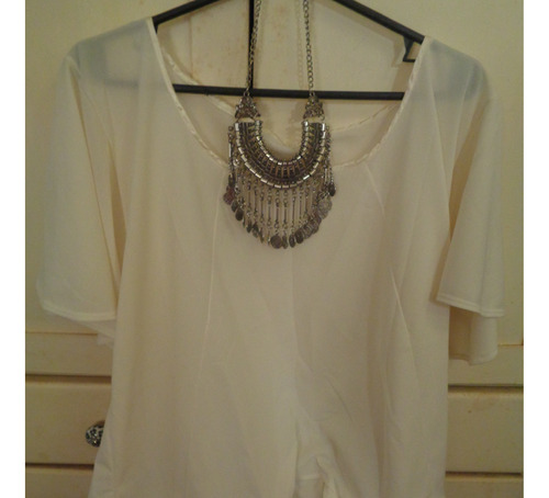 Blusa En Crepe Importada Talle Grande