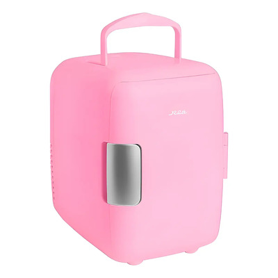 Mini Refrigerador Rosa Rca Enfria Y Calienta Rc-4p Rosa