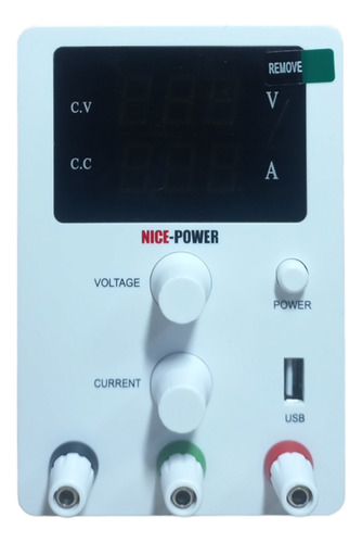 Fuente De Poder Regulable Variable De 0 A 30 V / 0 A 10 Amp