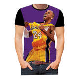 Camisa Camiseta Kobe Bryant Jogador Basquete Esportes Hd 01