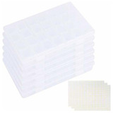 Paquete De 6 Cajas Organizadoras De Plástico Con 28 Re...