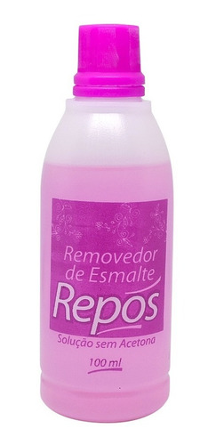 Repos  Removedor De Esmaltes Sem Acetona 100ml