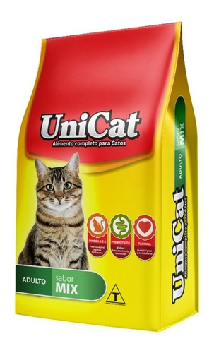 Ração Para Gato Unicat Mix A Granel Pesada 1kg Boa E Barata