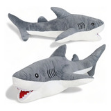 Peluche Tiburon Suave Amor Amistad Shark Grande Pez Gris