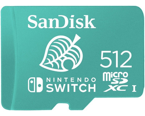 Memoria Micro Sd De 512 Gb Para Nintendo Switch 4k 100 Mb/s