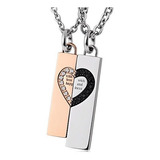 Cadena, Collar Para Hombr Him And Her Necklaces Stainless St