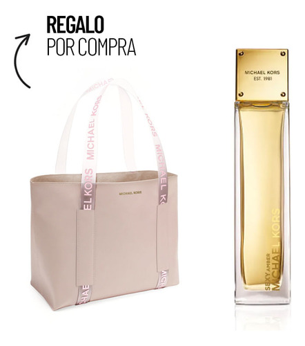 Kit Perfume Mujer Michael Kors Sexy Amber Edp 100ml + Iconic