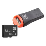 Adaptador De Cartão Memória +  Micro Sd 64gb