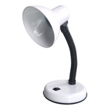 Luminária Mesa Abajur 35cm Articulada Flex Quarto Escritório Cor Da Cúpula Branco